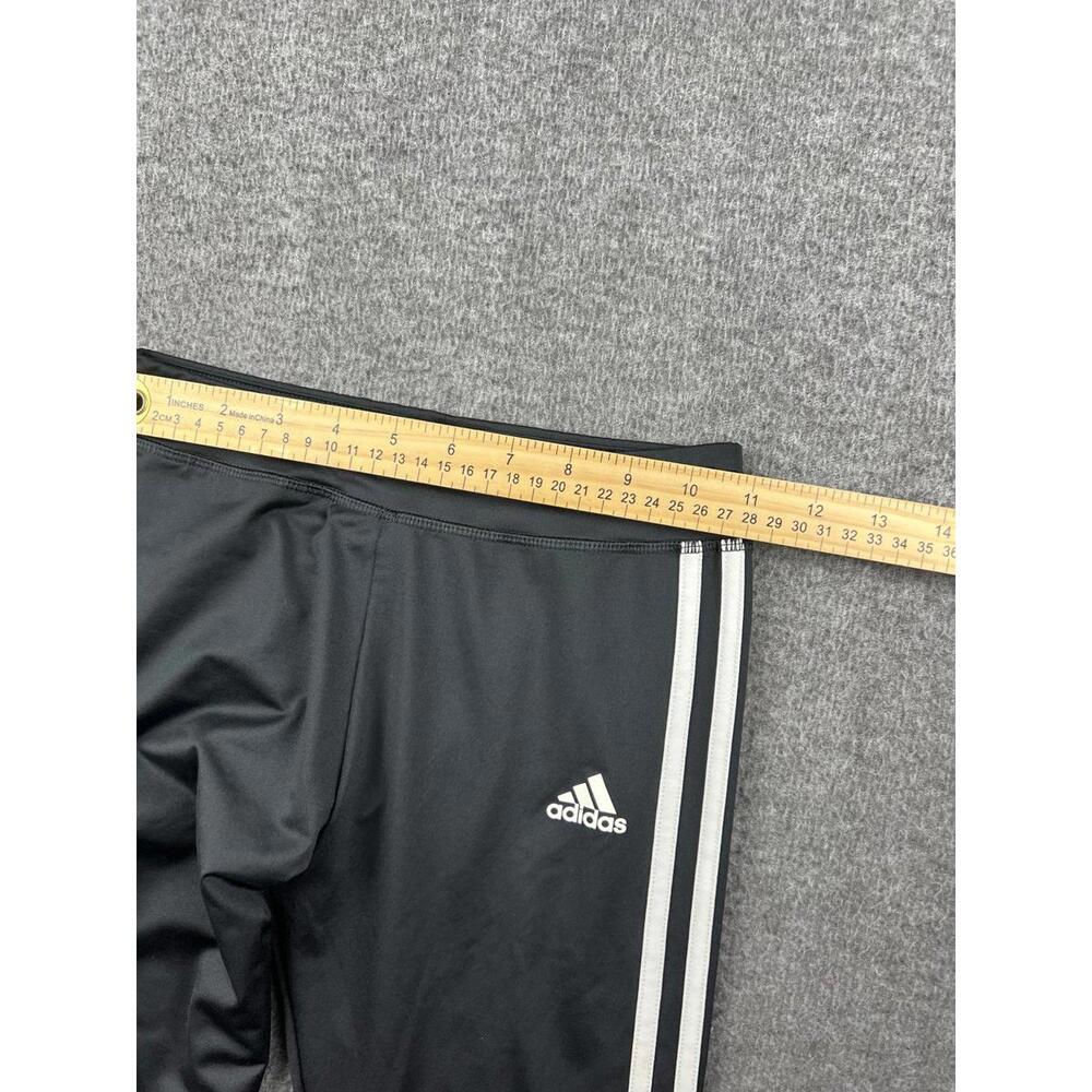 Adidas Kids Black Sweatpants with White Stripes‎ Size Medium (10-12) - Picture 7 of 9